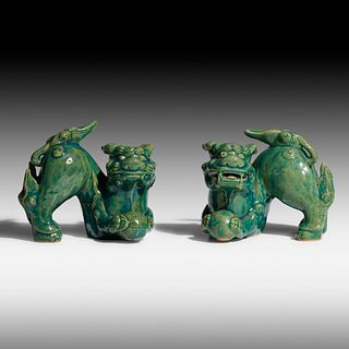 Chinese, foo dogs, pair