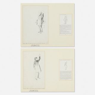 Everett Shinn, David Copperfield illustrations (two works)