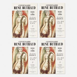 Rene Buthaud, posters, set of four