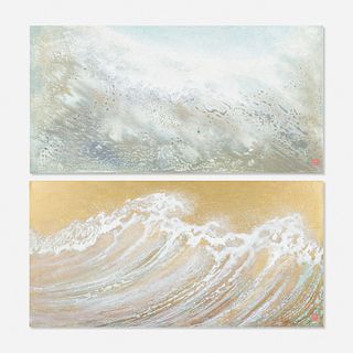 Rosamond Berg, Golden Light Wave; Fog Wave (two works)