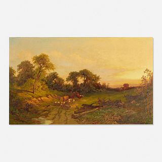 Charles Volkmar, Landscape with Cows
