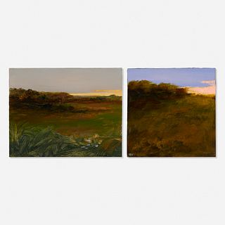 Robert Valdes, Untitled; 6:00 P.M. (two works)