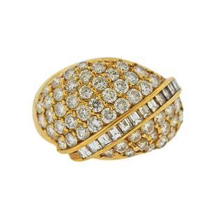 18k Gold 2.36ctw Diamond Dome Ring