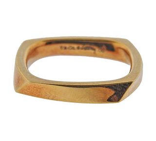 Tiffany &amp; Co Frank Gehry 18K Gold Ring