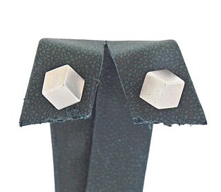 Tiffany &amp; Co Sterling Silver Geometric  Earrings