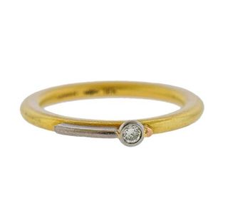 Niessing 18K Gold Diamond Band Ring