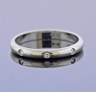 Cartier Platinum Diamond Band Ring