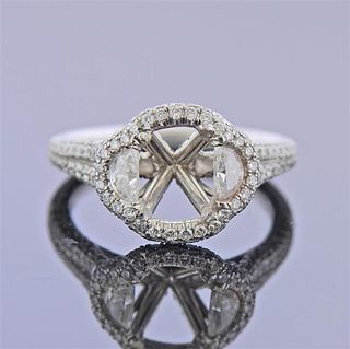 J.B. Star Platinum Diamond Ring Mounting