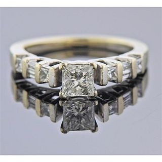 14k Gold Diamond Engagement Ring 