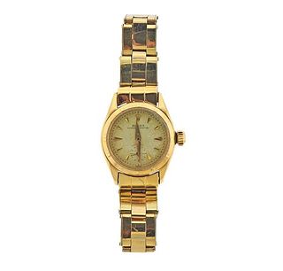 Rolex Oyster Chronometer 18k Gold Lady&#39;s Watch 