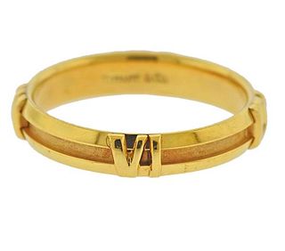 Tiffany &amp; Co Atlas 18K Gold Band Ring