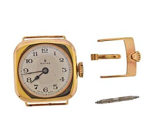 Rolex Vintage 18k Gold Watch 