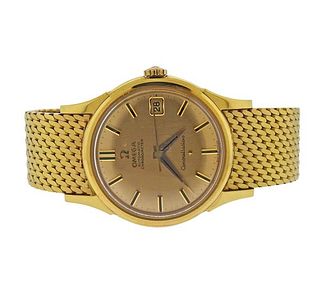 Omega Constellation 18k Gold Chronometer Watch