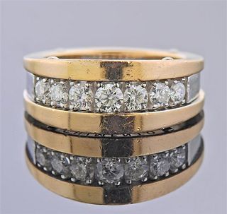 Chimento 18K  Gold Diamond Band Ring