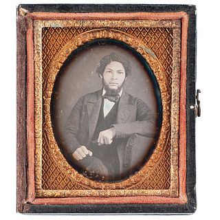 Daguerreotype of an African American Gentleman, circa 1857
