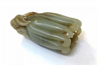 Celadon Jade Buddha Hands