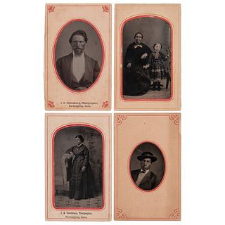 Tintypes of African Americans from Identified Midwestern Photographers