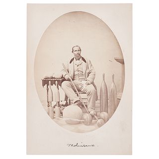 Portrait of Harvard's First African American Instructor, Aaron Molyneaux Hewlett, 1859