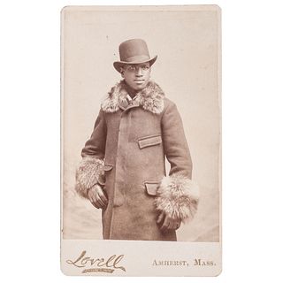 CDV of Well-Dressed African American Man by Lovell, Amherst, Massachusetts, circa 1870