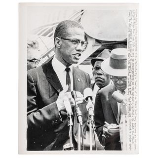 Malcolm X and Black Muslims, Press Photographs, 1963-1966, and Magazine
