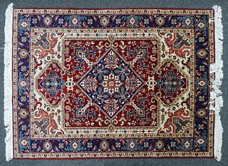 Persian Kashan Hand Knotted Rug