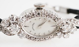 Lady's DIAMOND & 14K HAMILTON Wristwatch