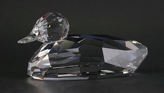Swarovski Crystal GIANT MALLARD DUCK Figurine