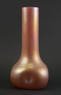 LOETZ Austria Iridescent Pinch Vase