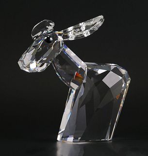 Swarovski Crystal Figurine Large Ricci Moose 