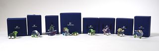 (7) Swarovski Crystal Toy Figurines, Ducky, Boat and More
