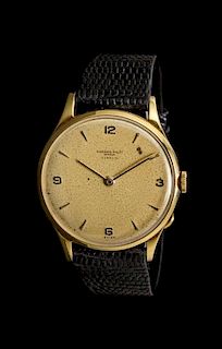 An 18 Karat Yellow Gold Wristwatch, Audemars Piguet for Gubelin,