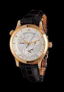 An 18 Karat Yellow Gold Ref. 142.2.92 Master Control Wristwatch, Jaeger LeCoultre,