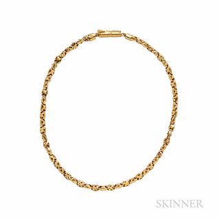 Gold Chain, 14.6 dwt, lg. 15 in.