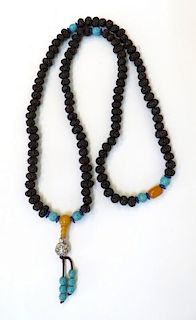 Brown & Blue Necklace