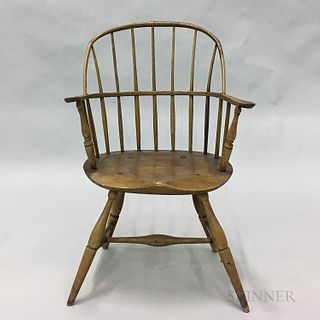 Sack-back Windsor Chair, early 19th century, ht. 35 3/4 in.