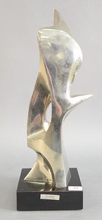 Seymour Meyer (American, 1914-2004), Bolero, polished Mid-century bronze, signed and numbered '4/9' on the underside, ht. 21 1/2".