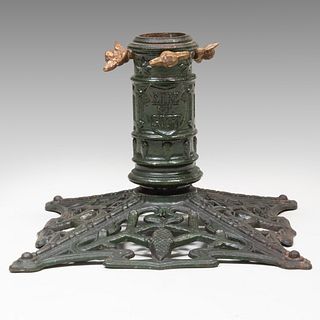 German Painted Iron Christmas Tree Stand, Probably Alexanderwerk, Late 19th/Early 20th Century
