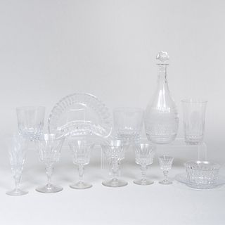 Group of Baccarat Glass Stemware in the 'Picadilly' Pattern