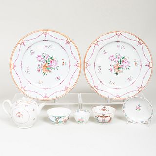 Group of Chinese Export Porcelain Articles