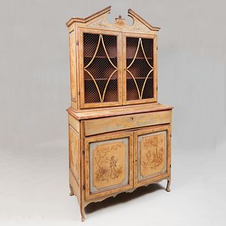 Italian Neoclassical Painted Cabinet