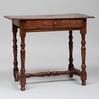French Provincial Fruitwood Side Table