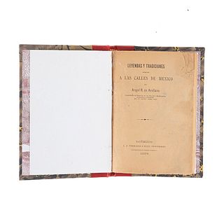 Arellano, Ángel R. Leyendas y Tradiciones Relativas a las Calles de México. México: J. J. Terrazas e Hijo, Impresores, 1894.