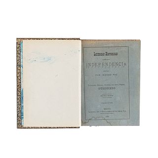 Paz, Ireneo. Leyendas Históricas de la Independencia. Leyenda Sexta. Guerrero. México, 1894. 19 lams. 2a. ed.