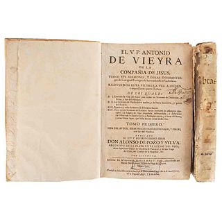 El V. P. Antonio de Vieyra de la Compañía de Jesús, Todos sus Sermones, y Obras Diferentes... Barcelona, 1734. Tomos I - II. Piezas: 2.