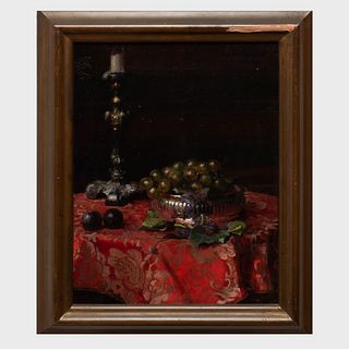 Karl Weise (1890 - 1947): Still Life with Candlestick