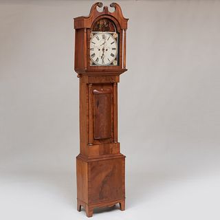 George IV Mahogany Tall Case Clock
