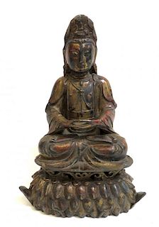 18th C. Bronze Buddha