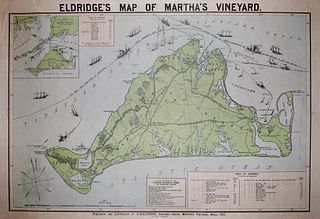 George W. Eldridge (1845-1914) - Eldridge’s Map of Matha’s Vineyard
