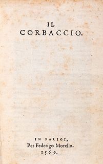 Boccaccio, Giovanni - The Corbaccio