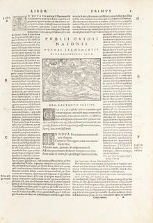 Classici latini - Ovidio - Metamorphoseon ... books XV. Raphaelis Regii Volaterrani luculentissima explanatio ...